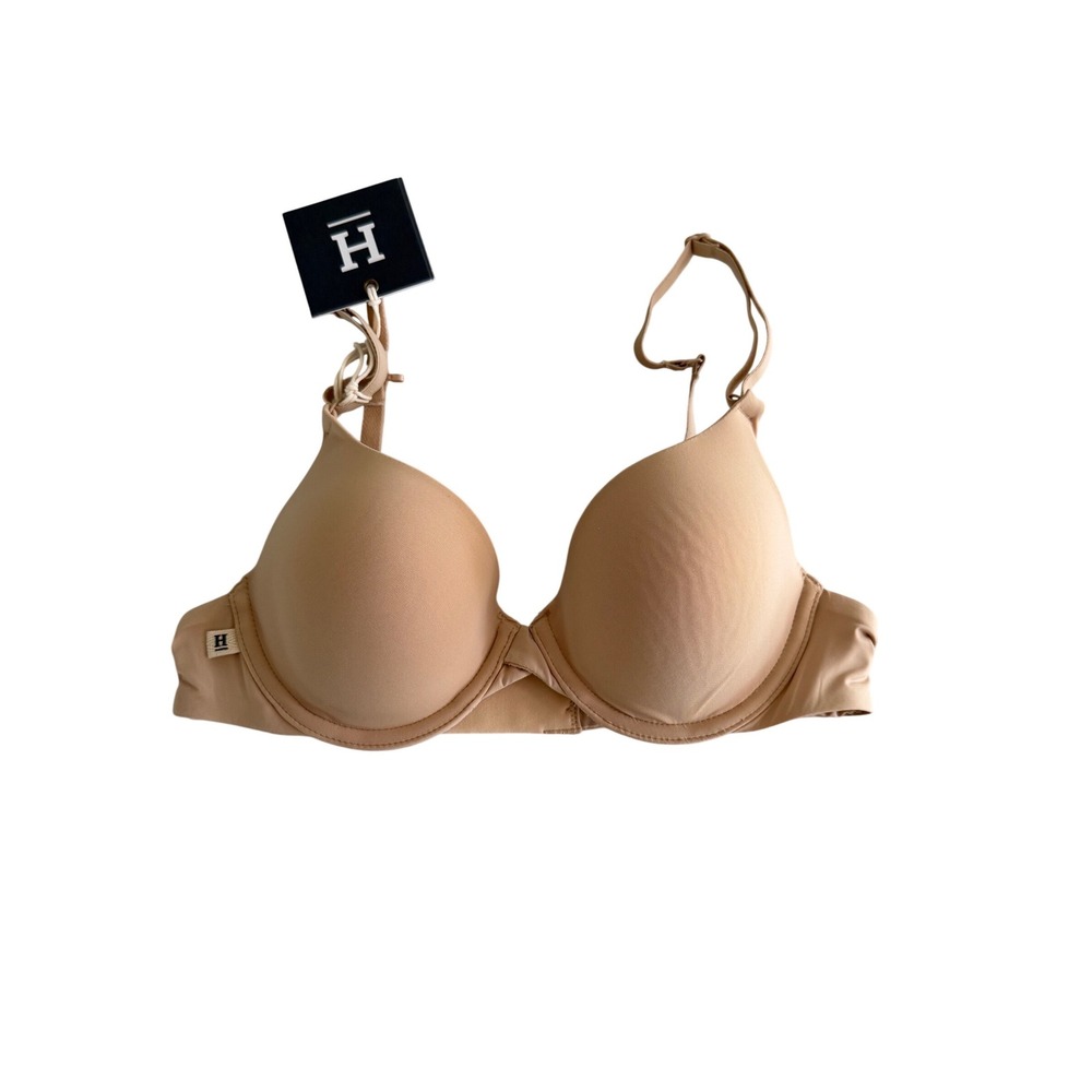 Harper Wilde‎ Base Bra Beige Nude Underwire Convertible T-Shirt Bra 32B NEW